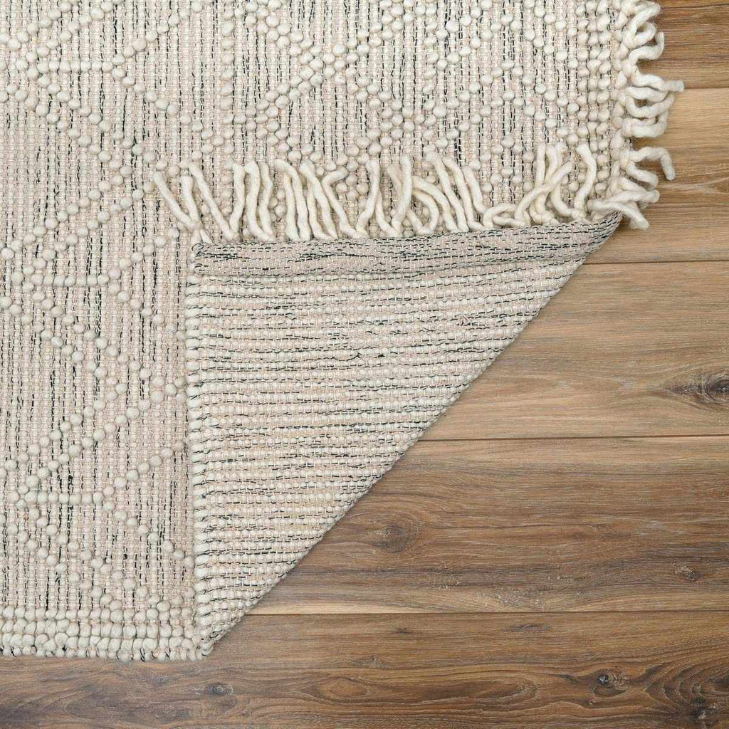 Hauteloom Ramsbury RMS Ivory Woven/Flatwoven Cotton Rug