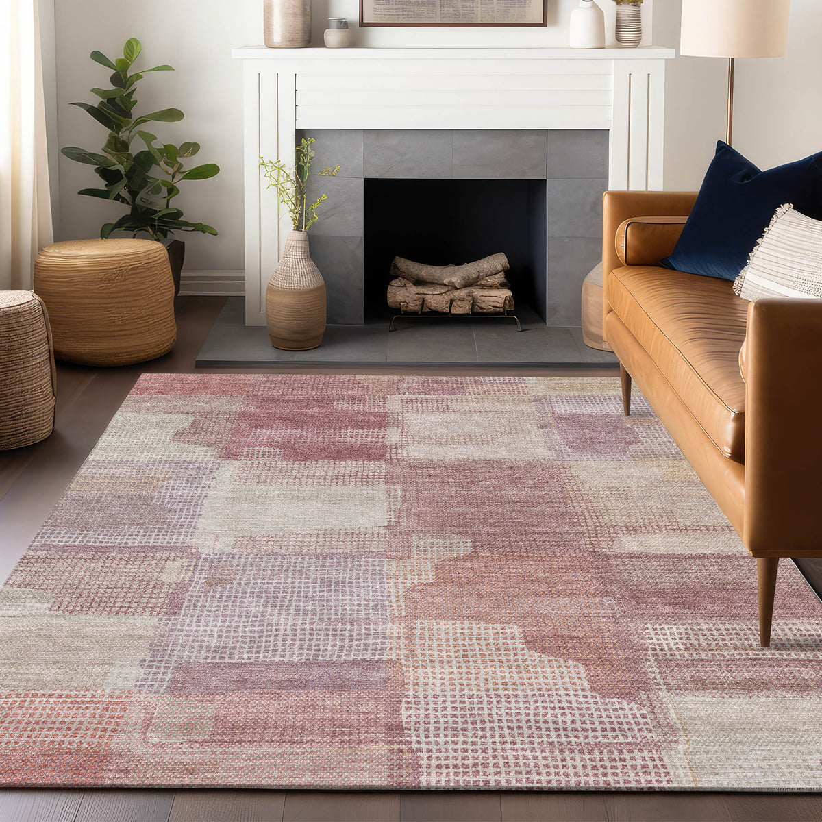 dalyn ravenna rn10 blush rug