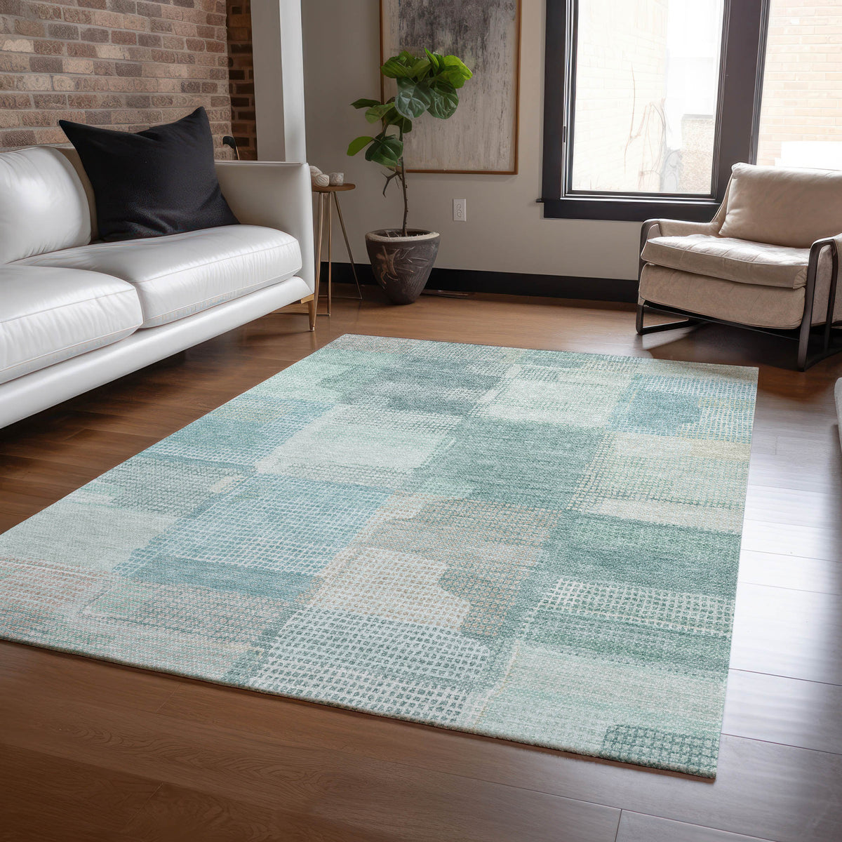 dalyn ravenna rn10 teal rug