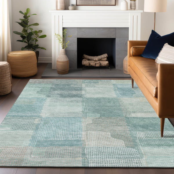 dalyn ravenna rn10 teal rug