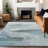 dalyn ravenna rn11 teal rug