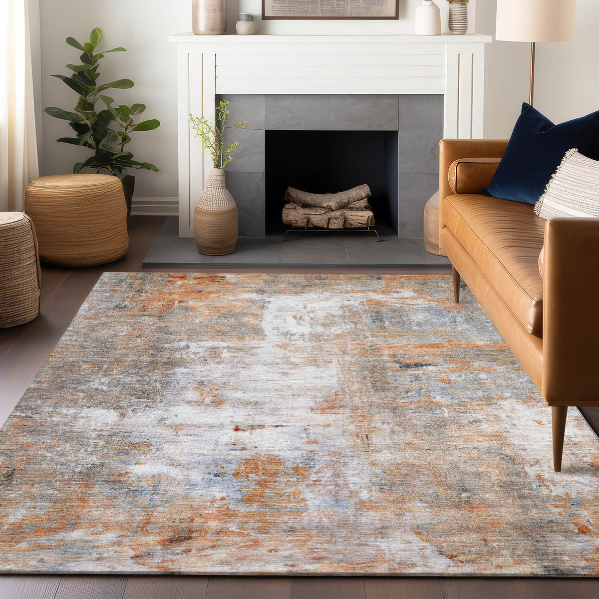 dalyn ravenna rn1 copper rug