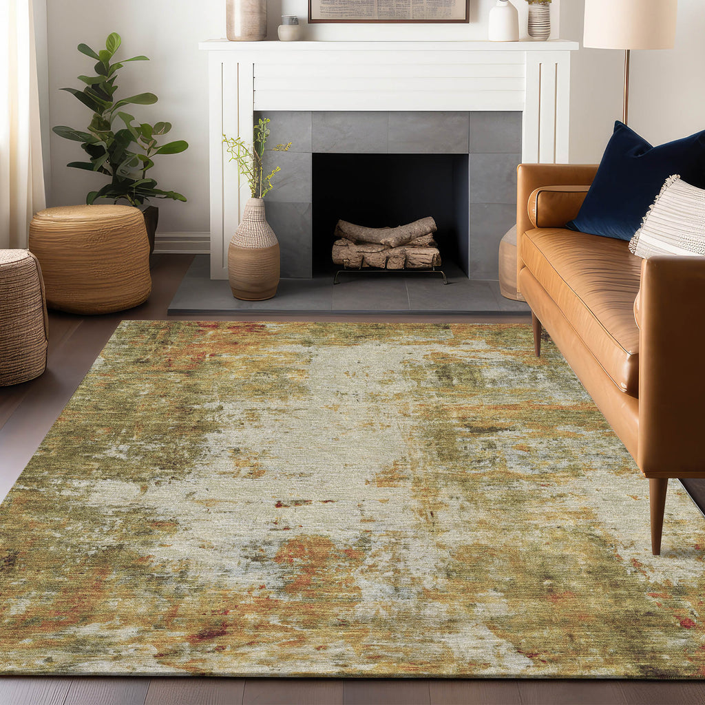 dalyn ravenna rn1 olive rug