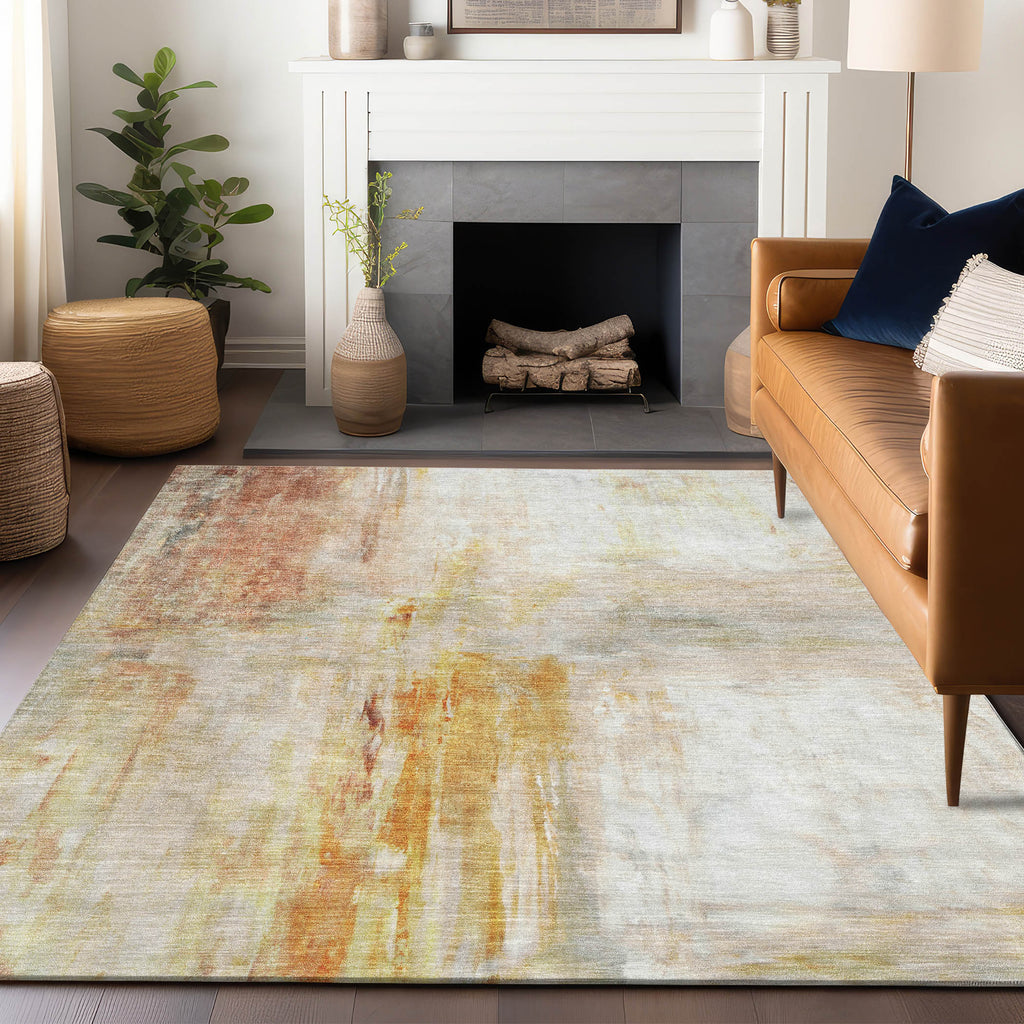 dalyn ravenna rn2 paprika rug