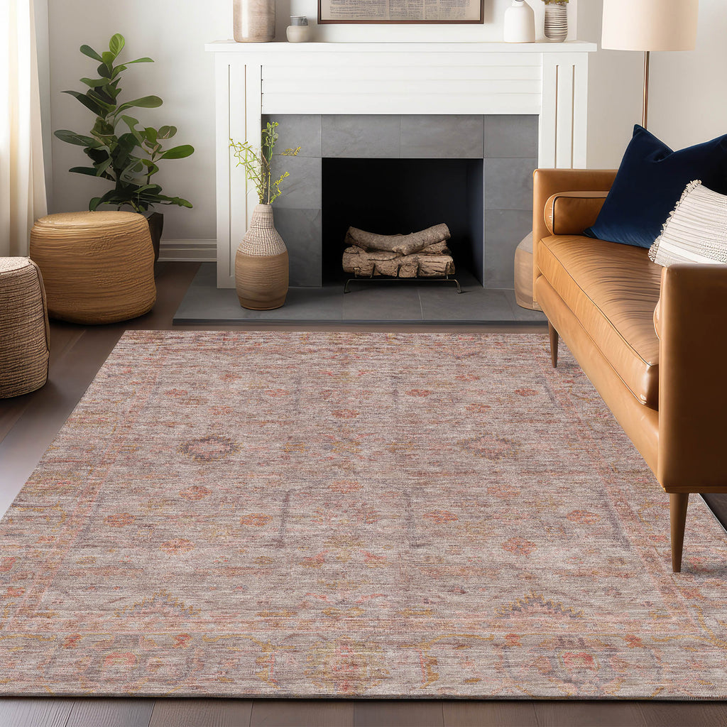 dalyn ravenna rn5 coral rug