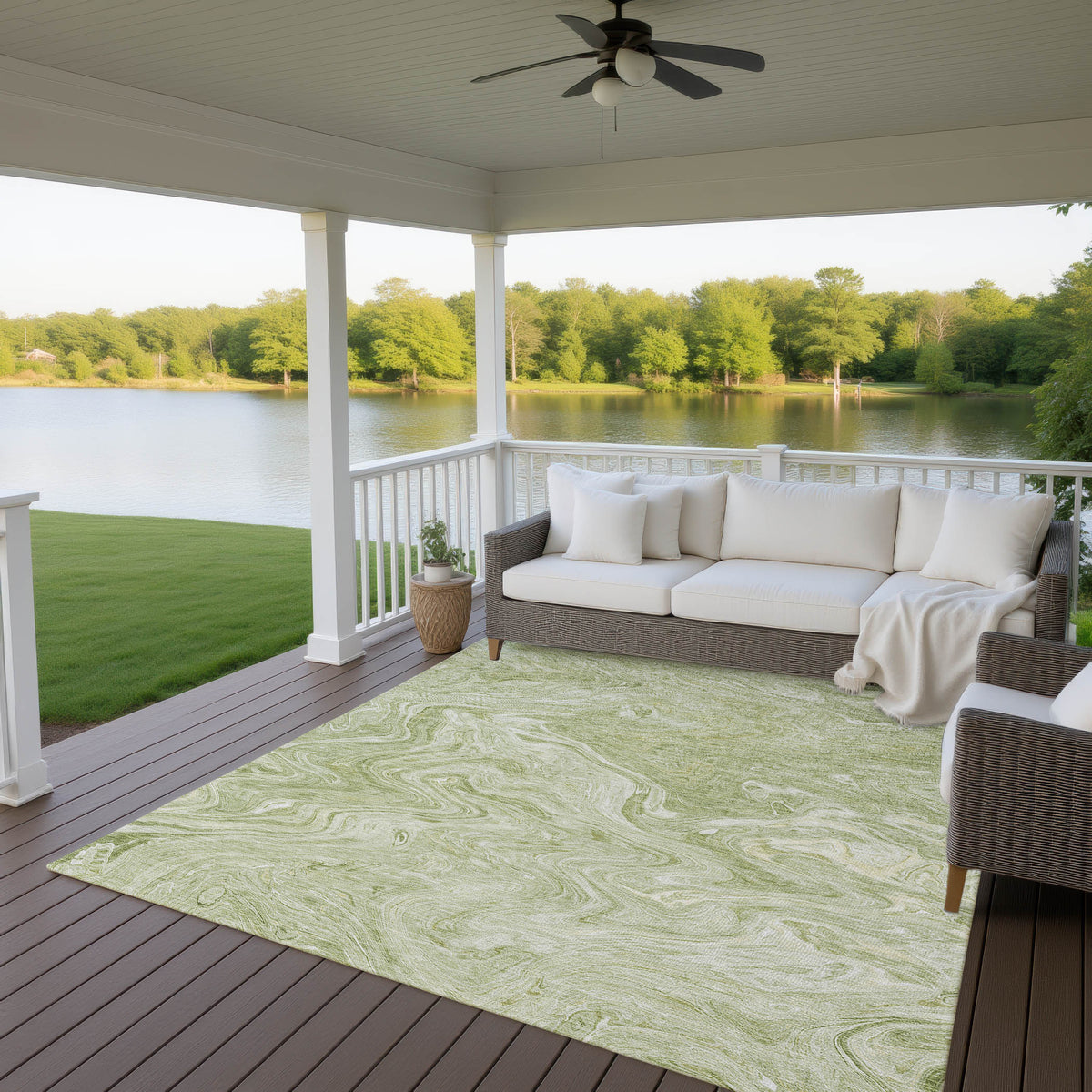 dalyn ravenna rn8 sage rug