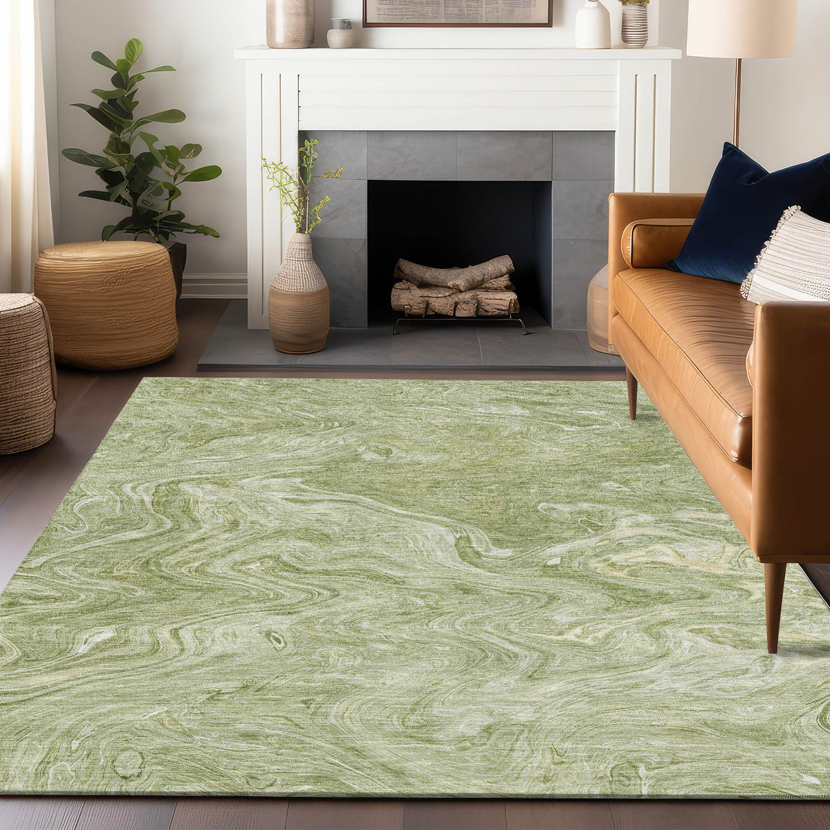 dalyn ravenna rn8 sage rug