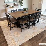 Hauteloom Rosales RSLS Cream Machine Made Polyester Rug