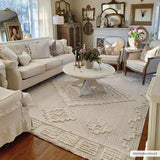 Hauteloom Rosales RSLS Cream Machine Made Polyester Rug