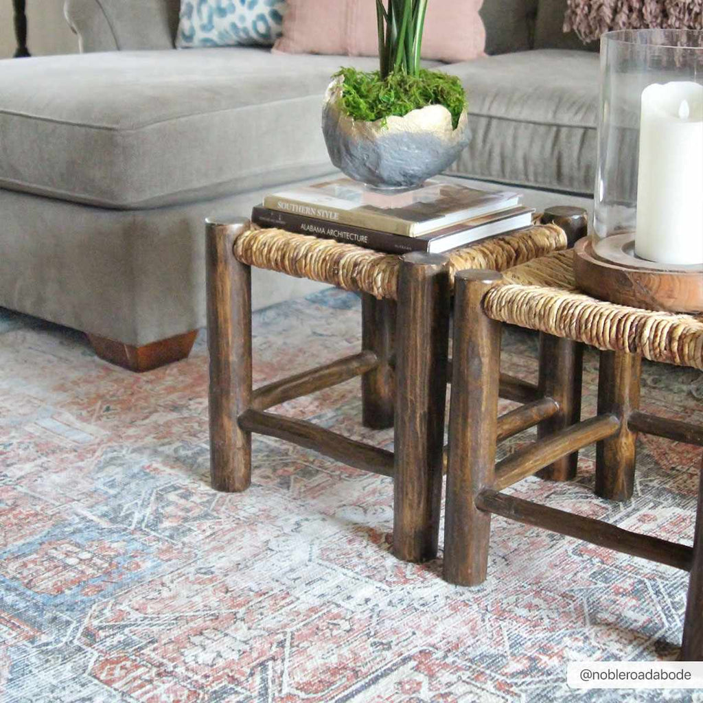 Hauteloom Rosman ROSM Black Machine Made Chenille-Polyester Rug
