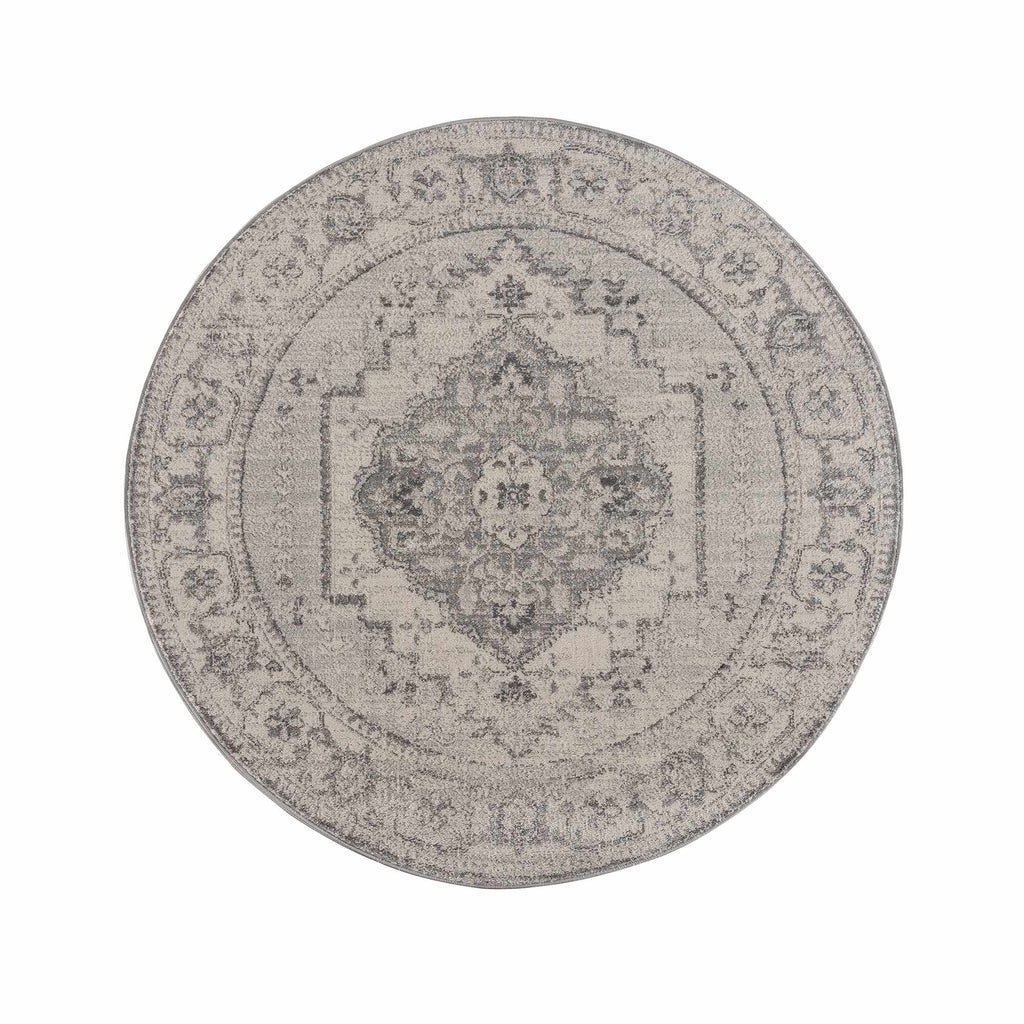 Hauteloom Tigris TGS2315 Gray Machine Made Polypropylene Rug