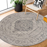 Hauteloom Tigris TGS2315 Gray Machine Made Polypropylene Rug