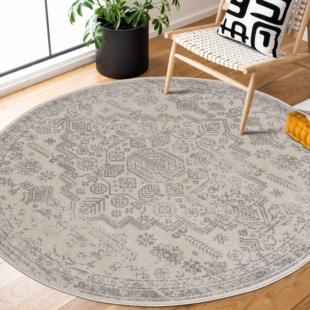 Hauteloom Tigris TGS2323 Ivory Machine Made Polypropylene Rug