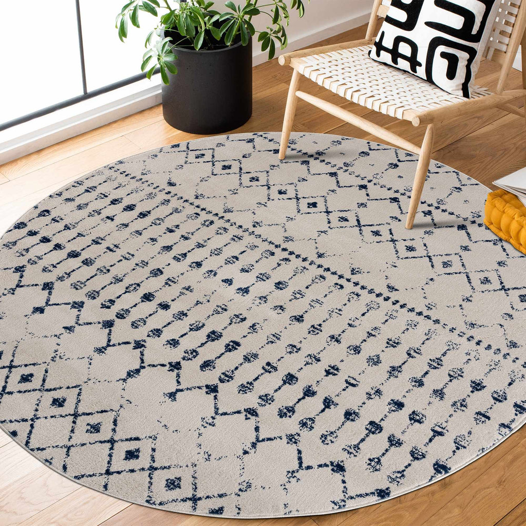 Hauteloom Tigris TGS2332 Ivory Machine Made Polypropylene Rug