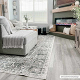 Hauteloom Rudo SLLIRUDOAA3 Gray Machine Made Polyester Rug
