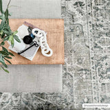 Hauteloom Rudo SLLIRUDOAA3 Gray Machine Made Polyester Rug