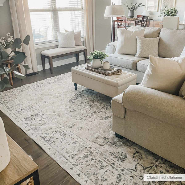 Hauteloom Rudo SLLIRUDOAA3 Gray Machine Made Polyester Rug