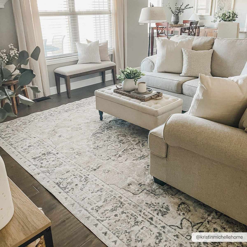 Hauteloom Rudo SLLIRUDOAA3 Gray Machine Made Polyester Rug