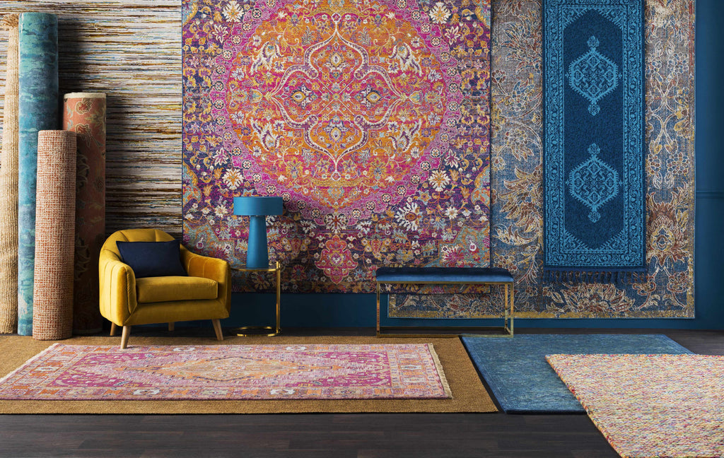 Hauteloom Black BLCEZ Denim Hand Tufted Wool Rug