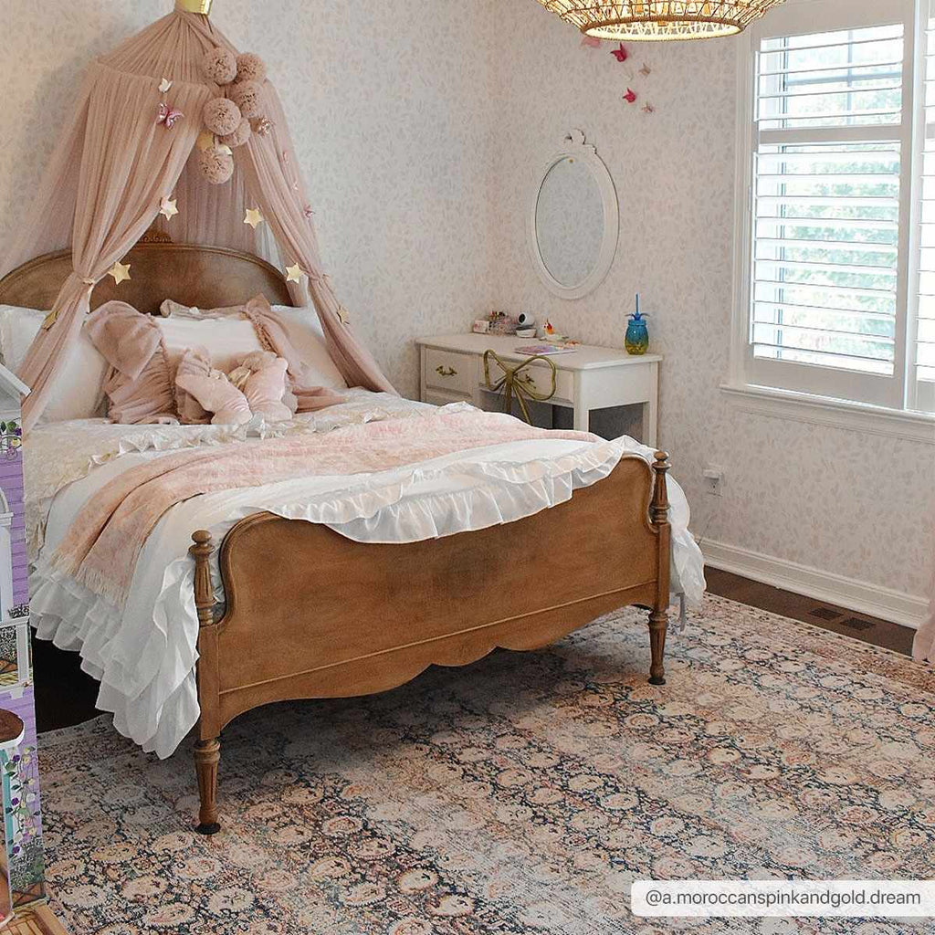 Hauteloom Maligaya MALIG Beige Machine Made Polyester Rug
