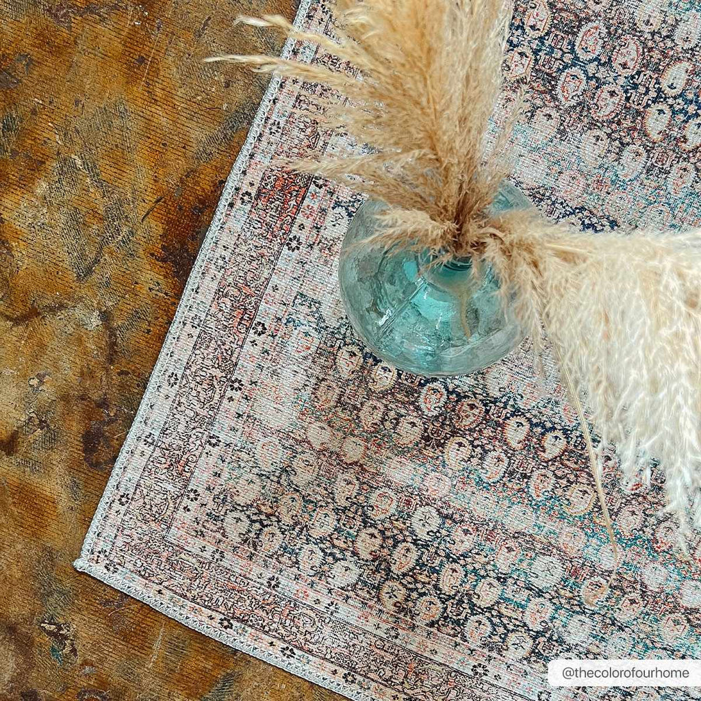Hauteloom Maligaya MALIG Beige Machine Made Polyester Rug