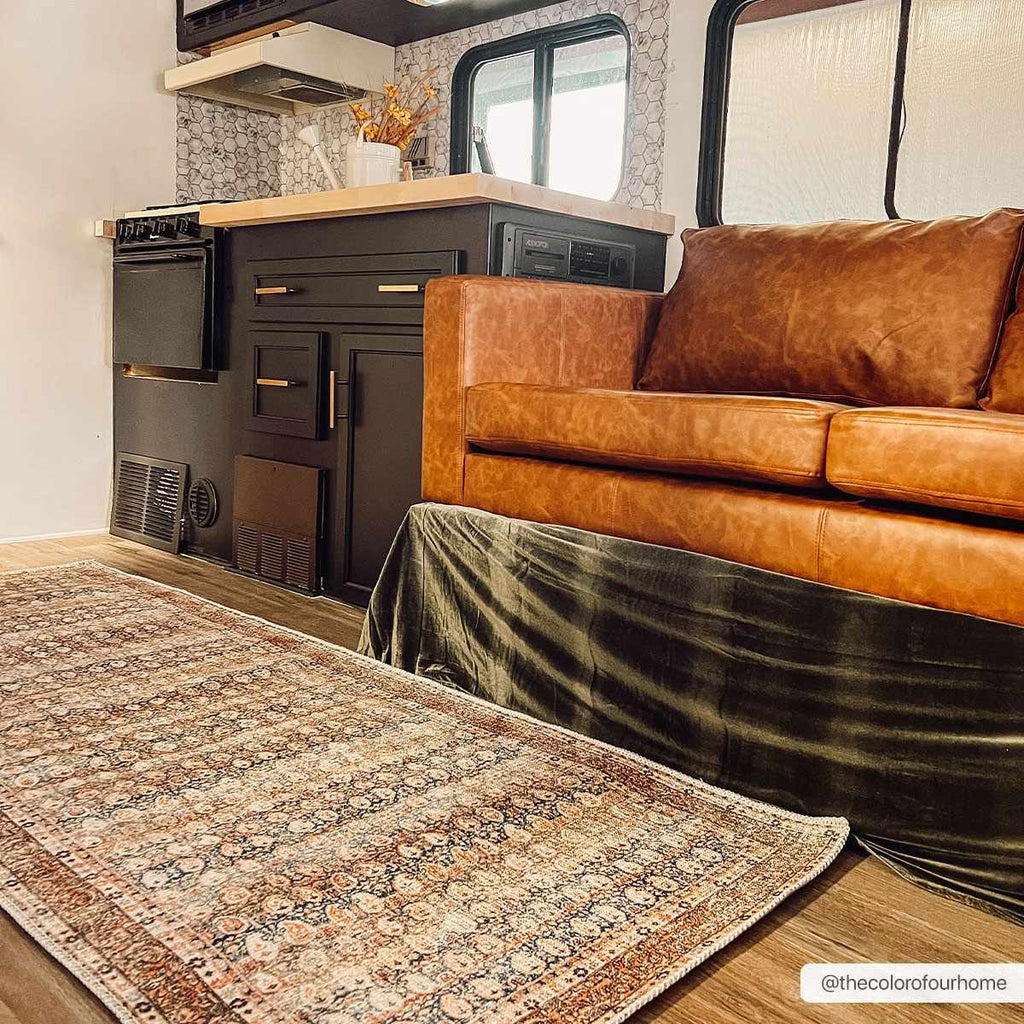 Hauteloom Maligaya MALIG Beige Machine Made Polyester Rug