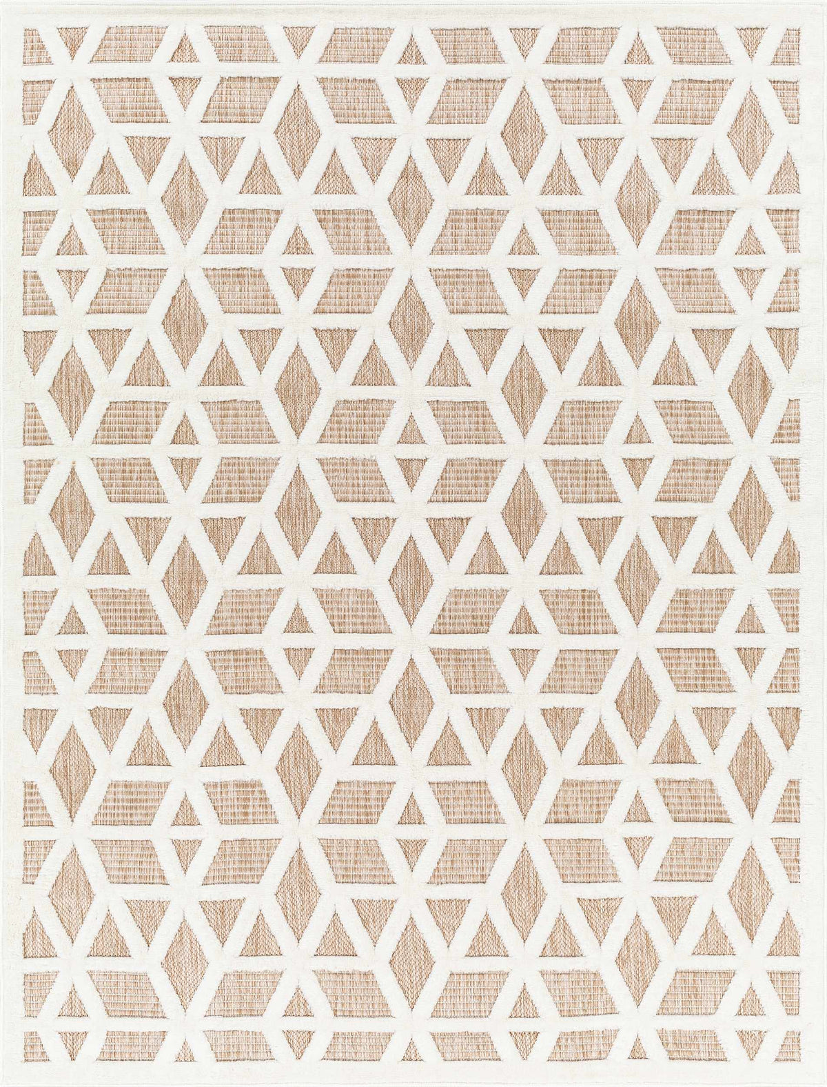 Hauteloom Nuri SSAMNURICA2 Dark Red Machine Made Polypropylene Rug