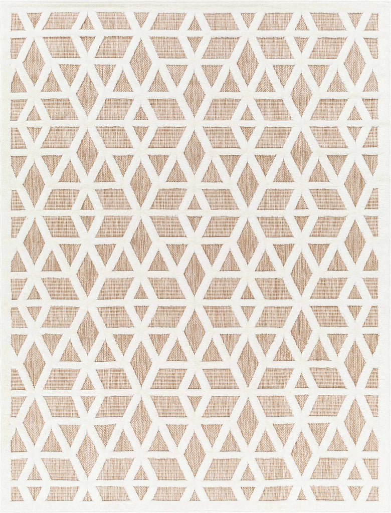 Hauteloom Nuri SSAMNURICA2 Dark Red Machine Made Polypropylene Rug