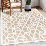Hauteloom Nuri SSAMNURICA2 Dark Red Machine Made Polypropylene Rug