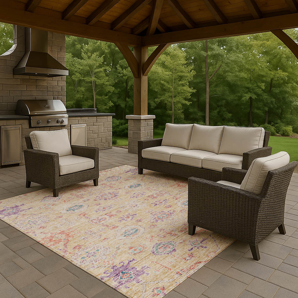 dalyn solace sl10 peach rug