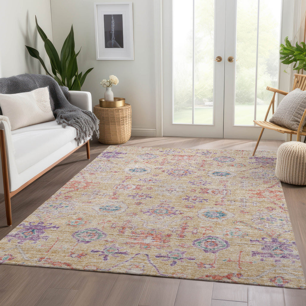 dalyn solace sl10 peach rug
