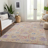 dalyn solace sl10 peach rug