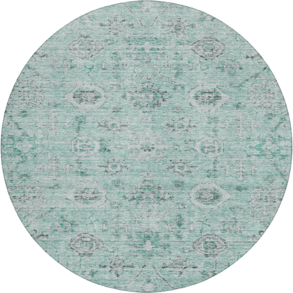 dalyn solace sl10 teal rug
