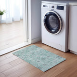 dalyn solace sl10 teal rug