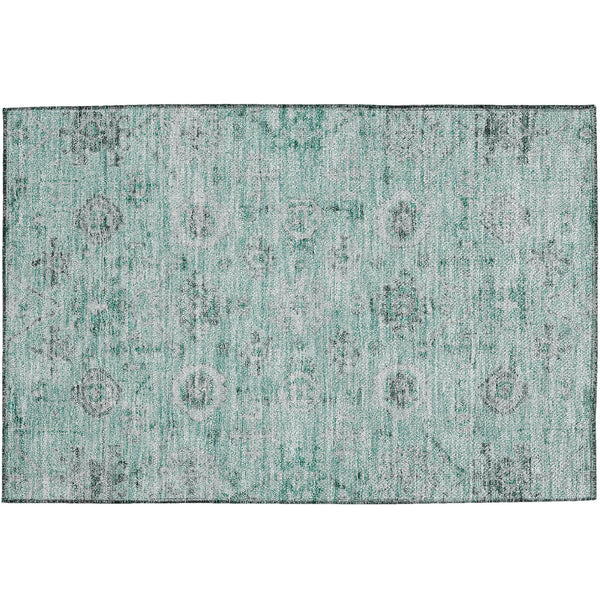 dalyn solace sl10 teal rug