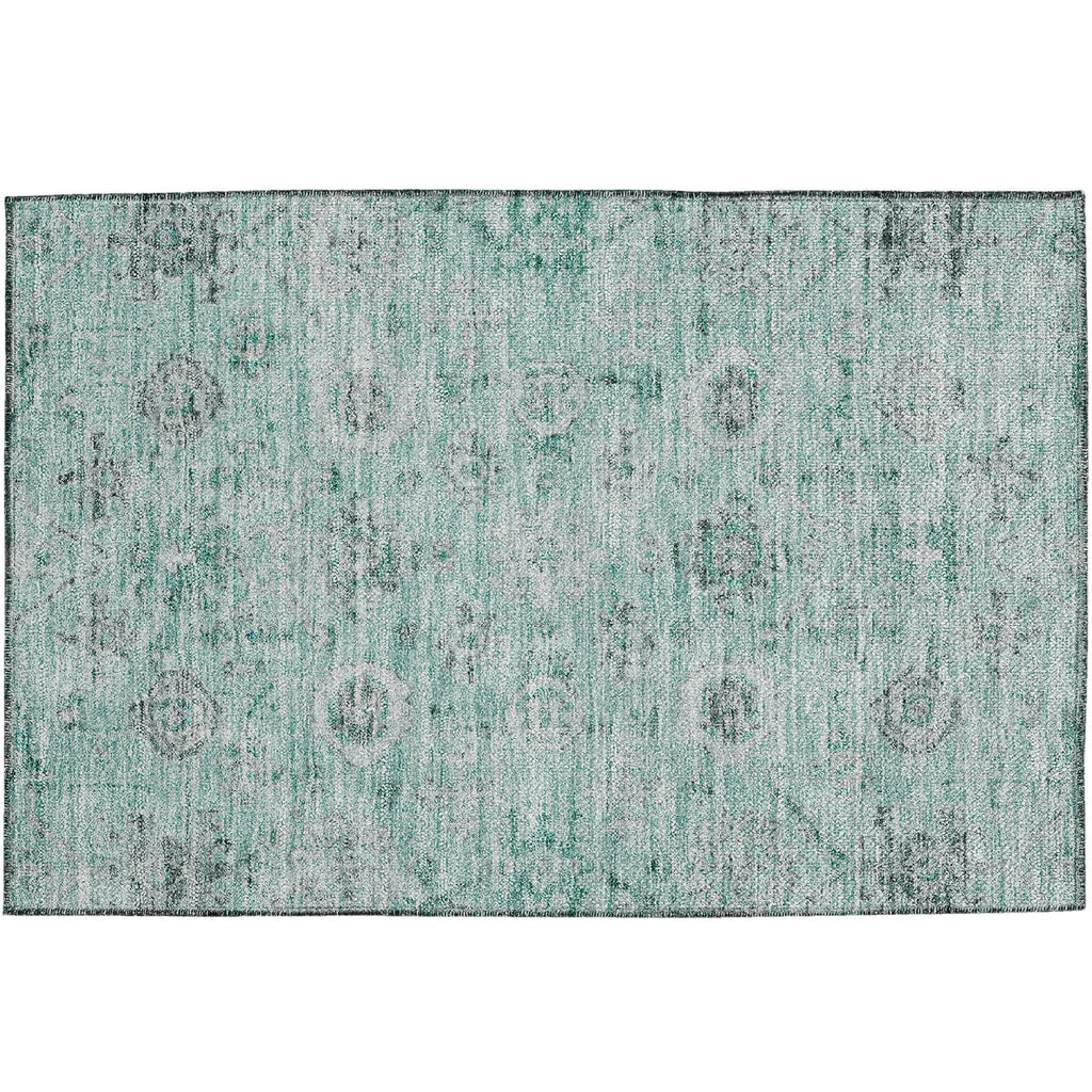 dalyn solace sl10 teal rug