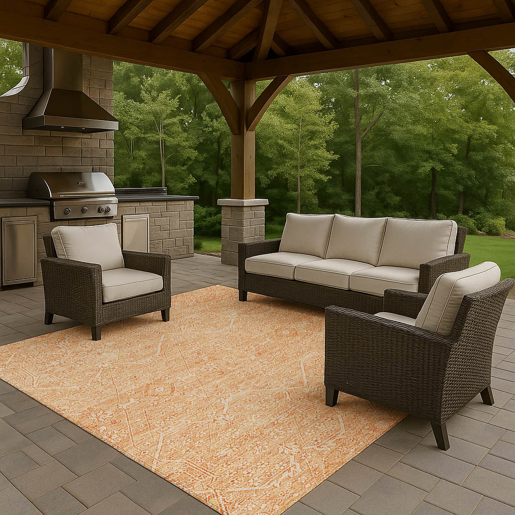 dalyn solace sl12 salmon rug