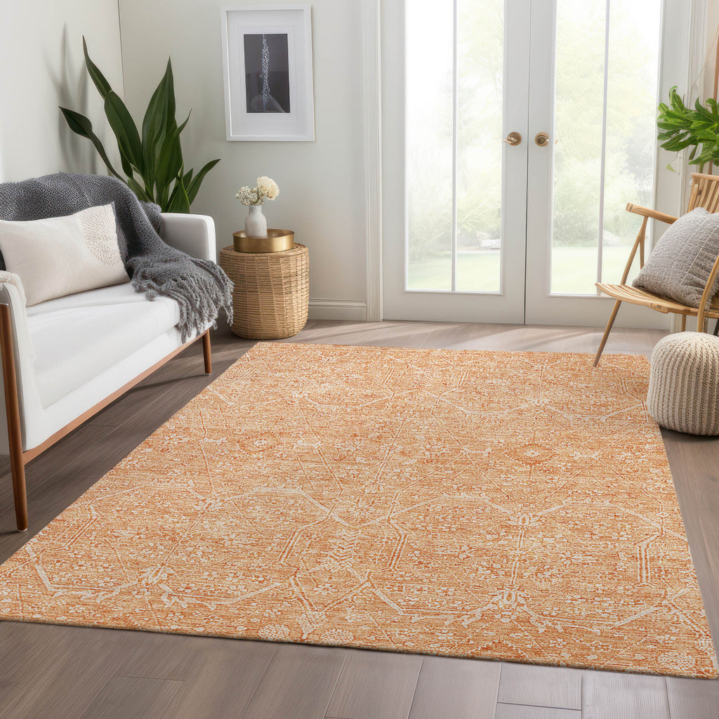 dalyn solace sl12 salmon rug