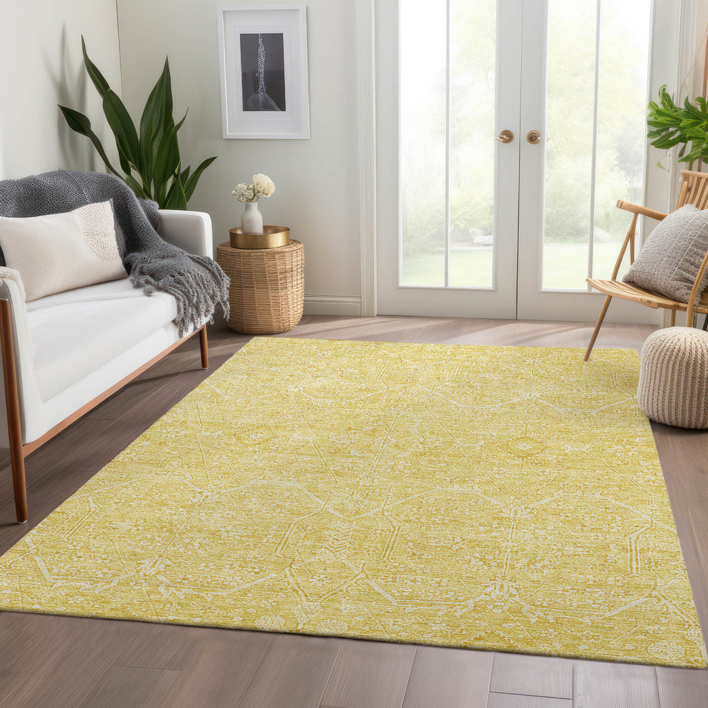 dalyn solace sl12 yellow rug