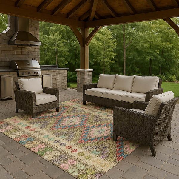 dalyn solace sl13 green rug