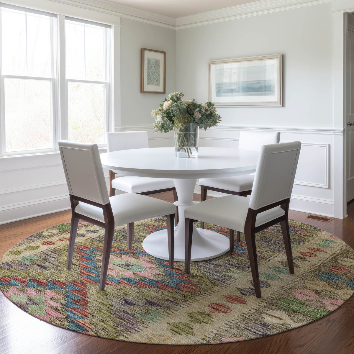 dalyn solace sl13 green rug
