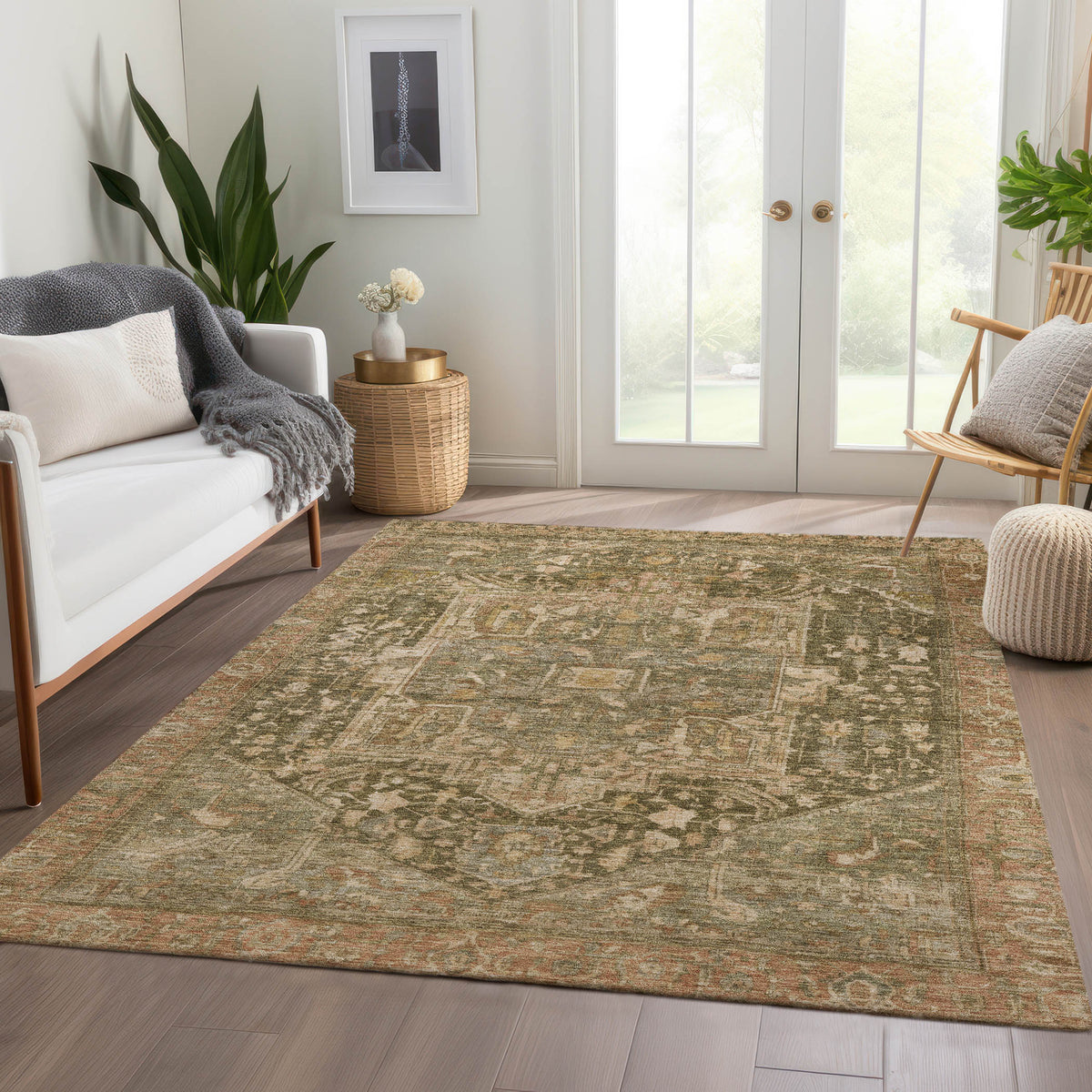 dalyn solace sl14 fern rug
