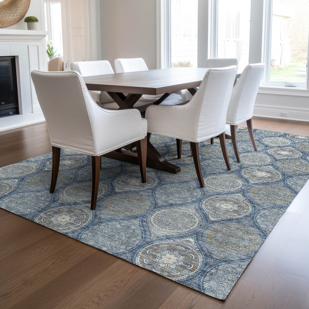 dalyn solace sl1 navy rug
