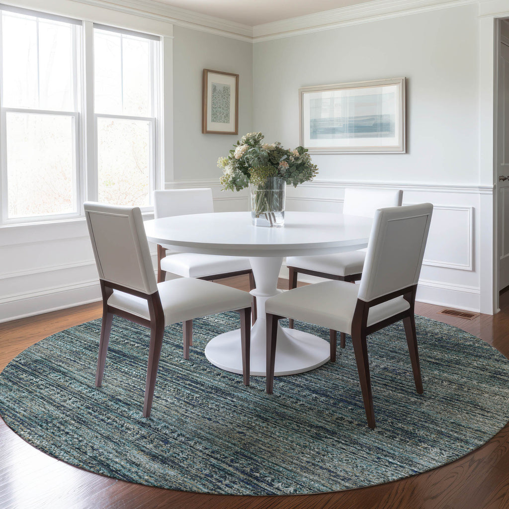 dalyn solace sl3 teal rug