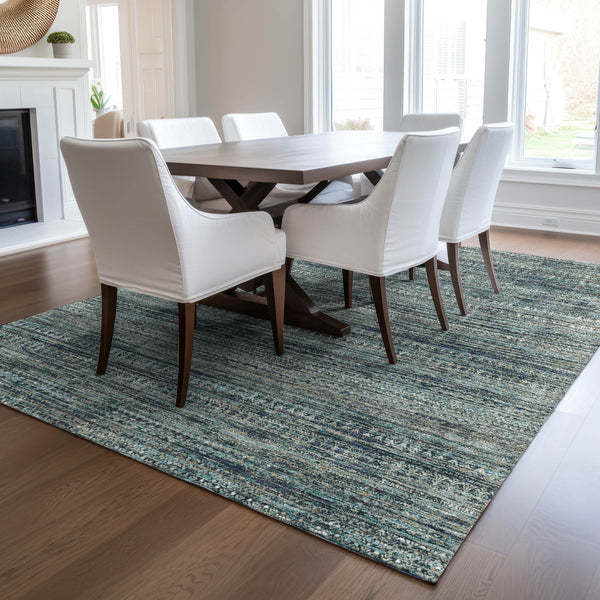 dalyn solace sl3 teal rug