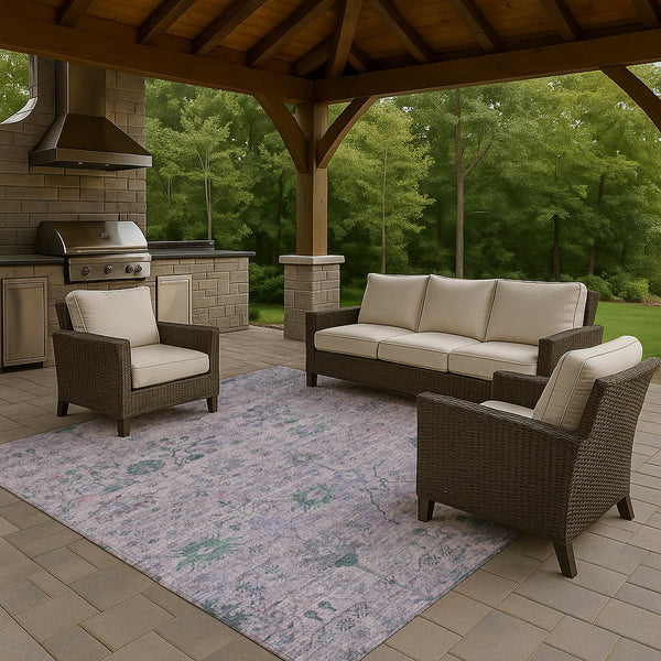 dalyn solace sl4 lavender rug