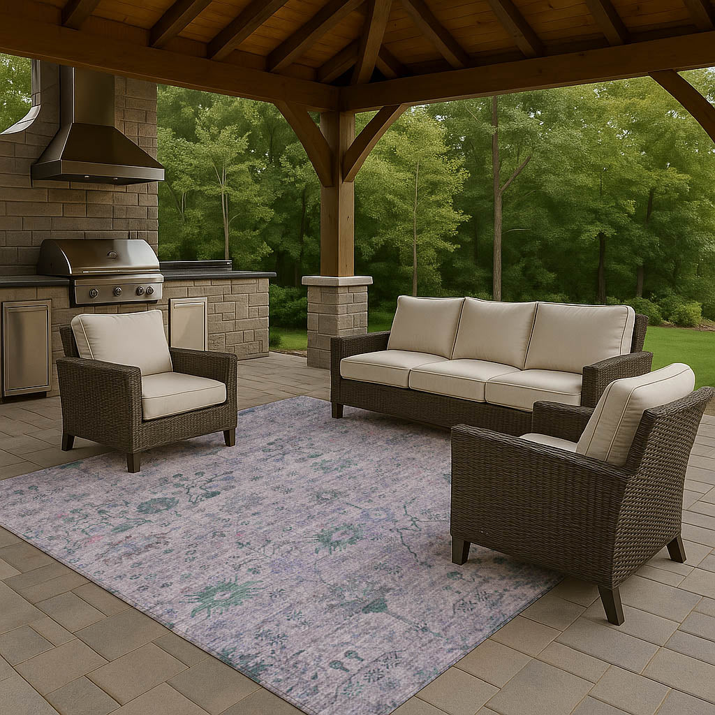 dalyn solace sl4 lavender rug