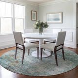 dalyn solace sl5 teal rug