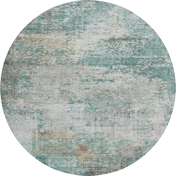 dalyn solace sl5 teal rug