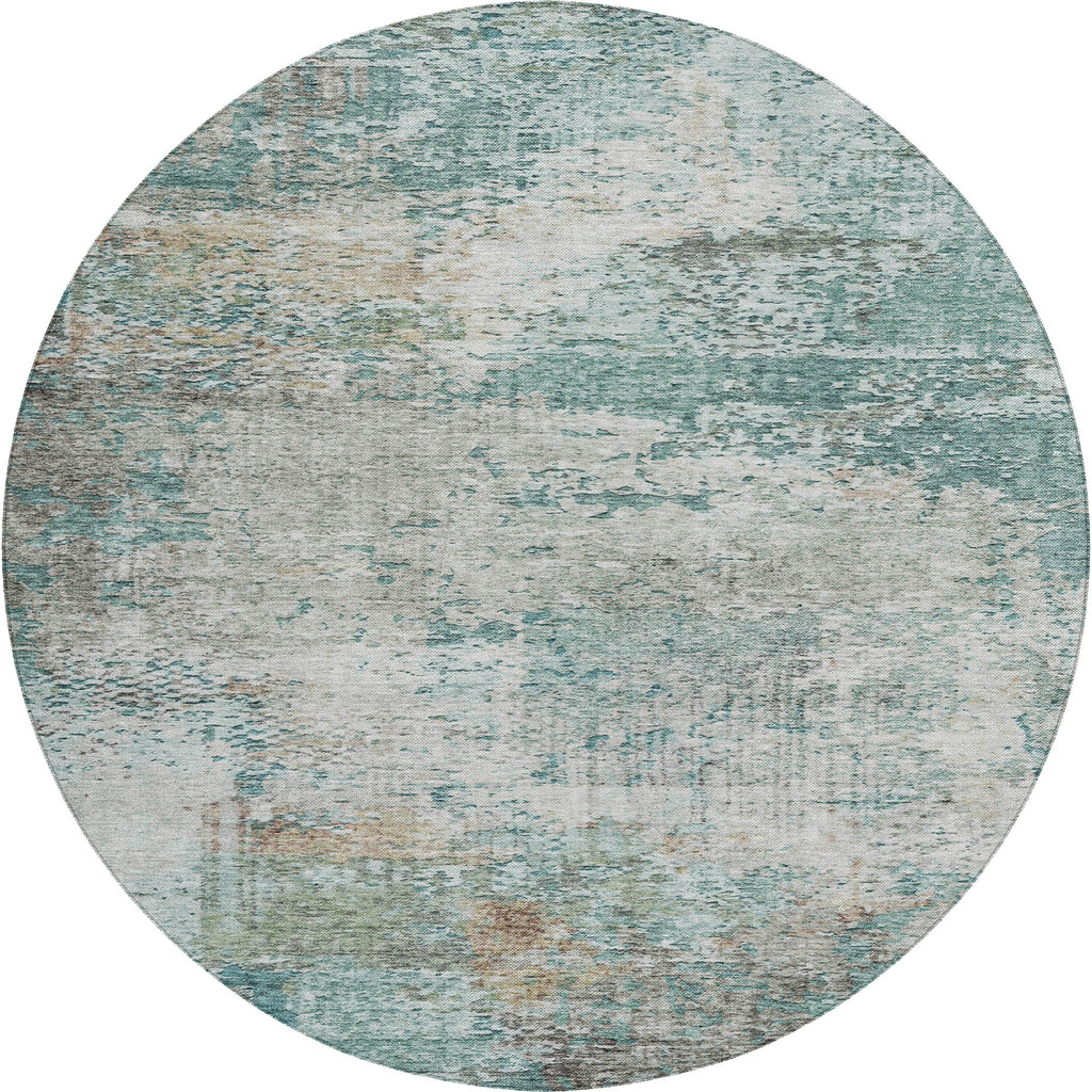 dalyn solace sl5 teal rug
